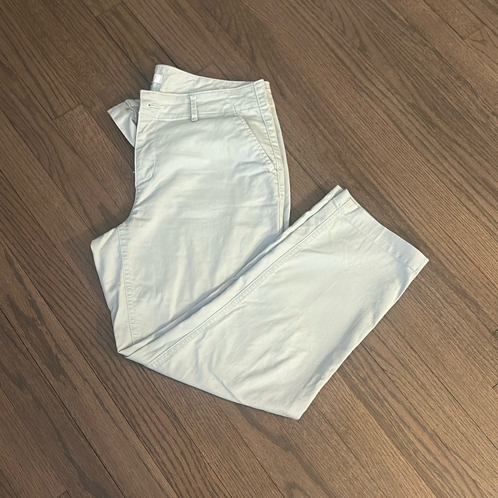 LOFT sea foam chinos